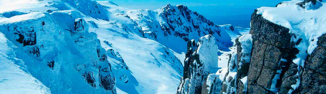 Mountain and snow