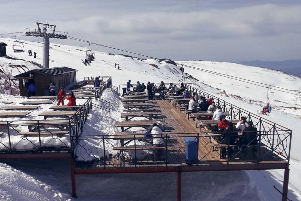 Skiing at Covatilla ski resort