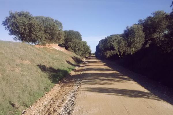 The Camino Natural Vía Verde de la Plata, from Carbajosa de la Sagrada to Alba de Tormes